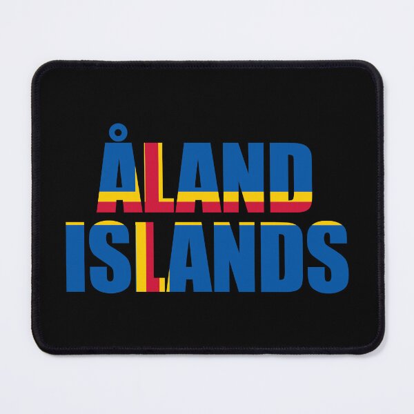 Item preview, Åland Islands Flag AX designed and sold by shitpostee.