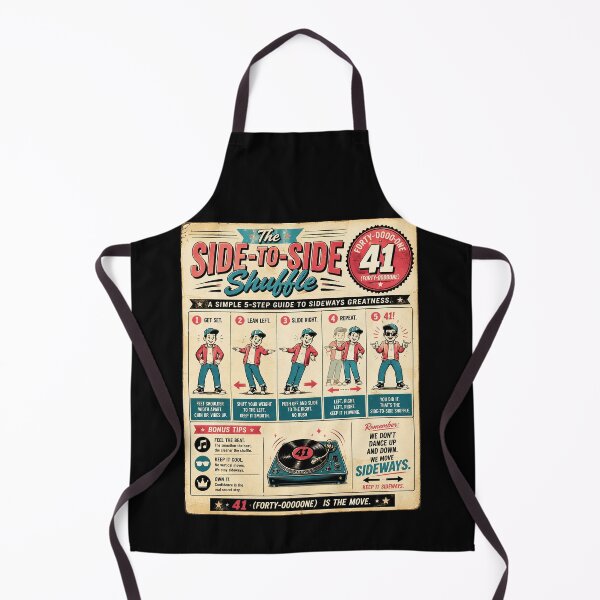 Item preview, 41 (forty-ooooone) SIDEWAYS SOCIETY COLLECTION - DJ COLLECTION The Side-to-Side Shuffle Vintage - dance instruction chart v1 designed and sold by WheelieGdArt.