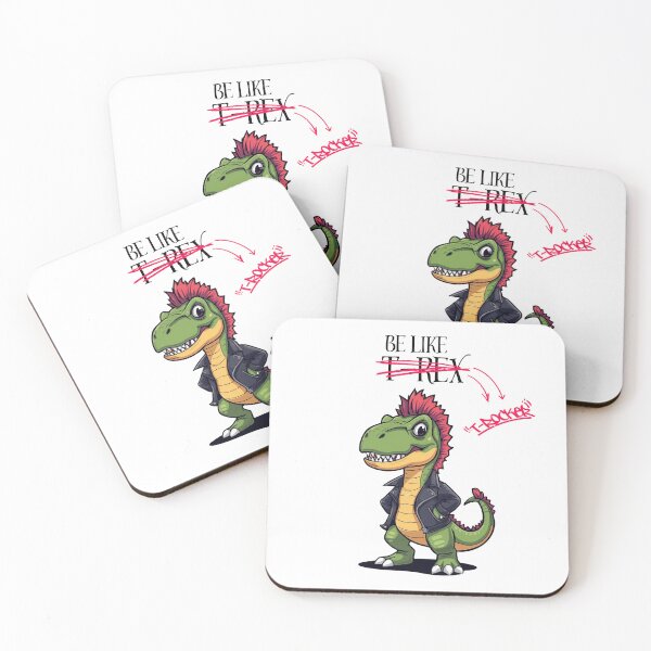 Item preview, Be Like T‑Rocker Punk Dino Graphic designed and sold by Snedsdigital.