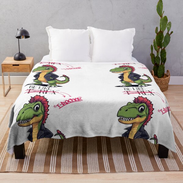 Item preview, Be Like T‑Rocker Punk Dino Graphic designed and sold by Snedsdigital.