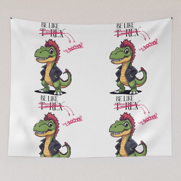 Item preview, Be Like T‑Rocker Punk Dino Graphic designed and sold by Snedsdigital.
