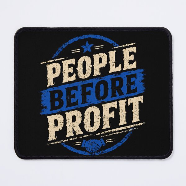 Item preview, People Before Profit Social Justice Activism Human Rights Advocate designed and sold by SkeletonsDanger.