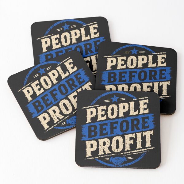 Item preview, People Before Profit Social Justice Activism Human Rights Advocate designed and sold by SkeletonsDanger.