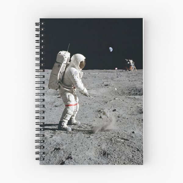Item preview, NASA astronaut playing golf on the moon designed and sold by WiseBow.