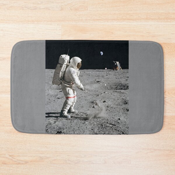 Item preview, NASA astronaut playing golf on the moon designed and sold by WiseBow.
