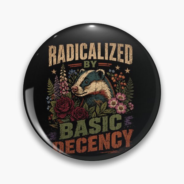 Item preview, Radicalized By Basic Decency Kindness Advocate designed and sold by SkeletonsDanger.
