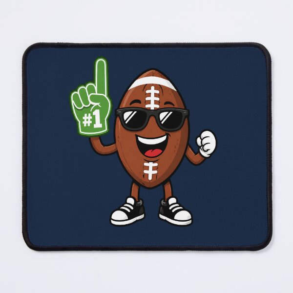 Item preview, Cool Number One Football Fan Mascot Game Day Design designed and sold by Nawi32.