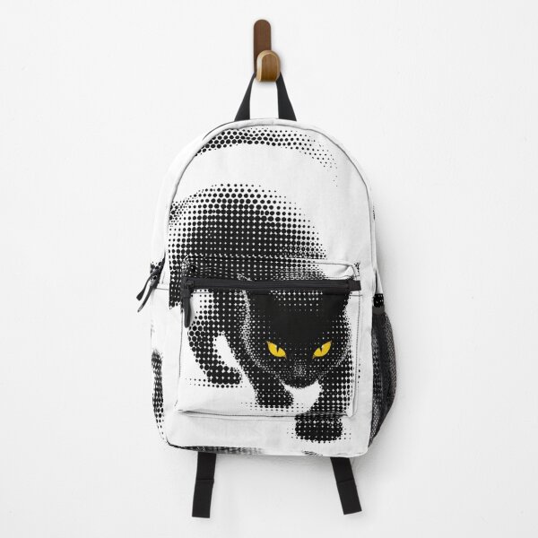 Item preview, Sneaky Halftone Black Cat Yellow Eyes designed and sold by xMErCUrY03x.