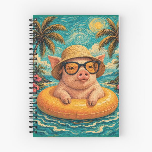 Item preview, Funny Pig Beach Vibes | Tropical Animal Lover designed and sold by merchxwear.