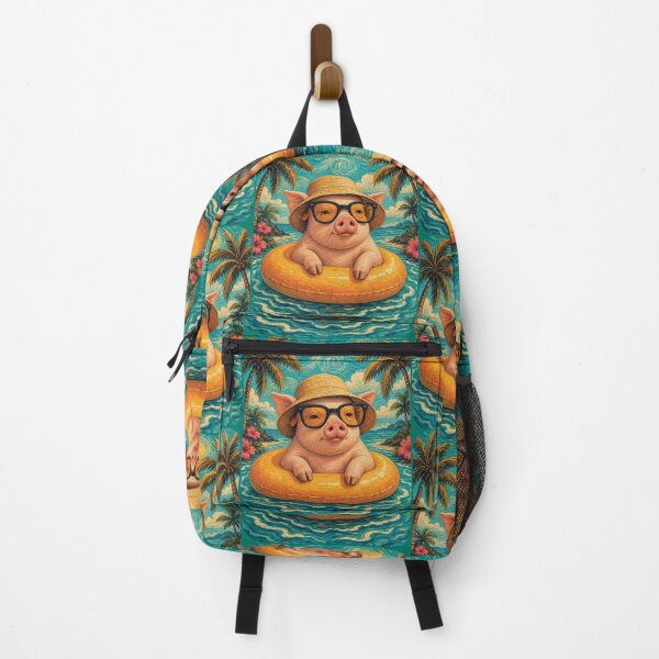 Item preview, Funny Pig Beach Vibes | Tropical Animal Lover designed and sold by merchxwear.