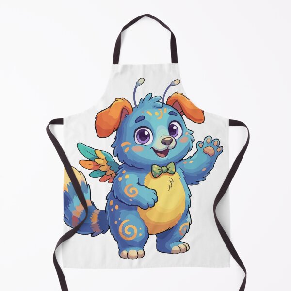 Item preview, Blue Winged Monster Waving Hello designed and sold by lcuiy.
