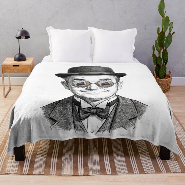 Item preview, Stan Laurel Piano Stairs Shades Reflection designed and sold by Bad-Decisions-Designs.