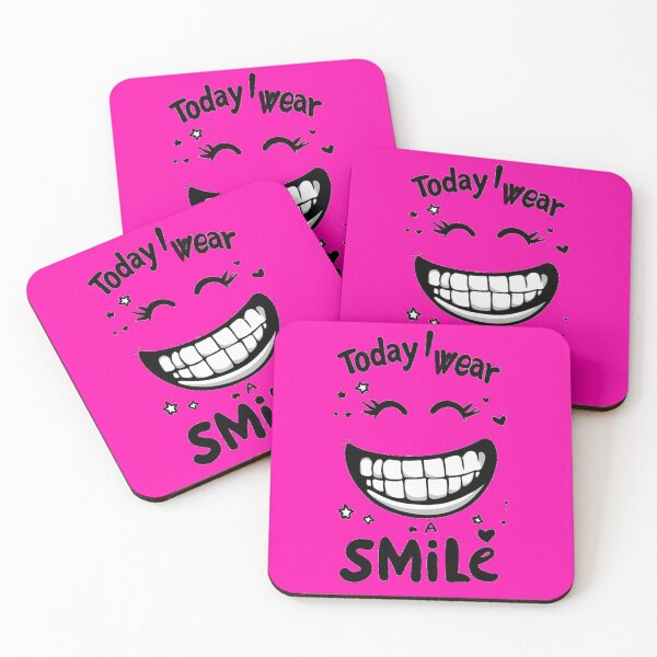 Item preview, MOUTH SMILIMG-Today I Wear A Smile designed and sold by Poppflix-TM.