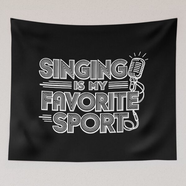 Item preview, Singing Is My Favorite Sport,Singing Lover designed and sold by CloudyPress.