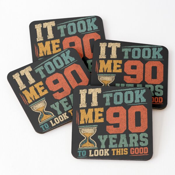 Item preview, It Took Me 90 Years To Look This Good 90th Birthday Gift Ninety Year Old Milestone Celebration designed and sold by SkeletonsDanger.