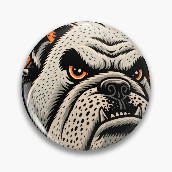 Item preview, Sticker - Decal - Bulldog Fury Emblem designed and sold by ForeverPrintsOK.