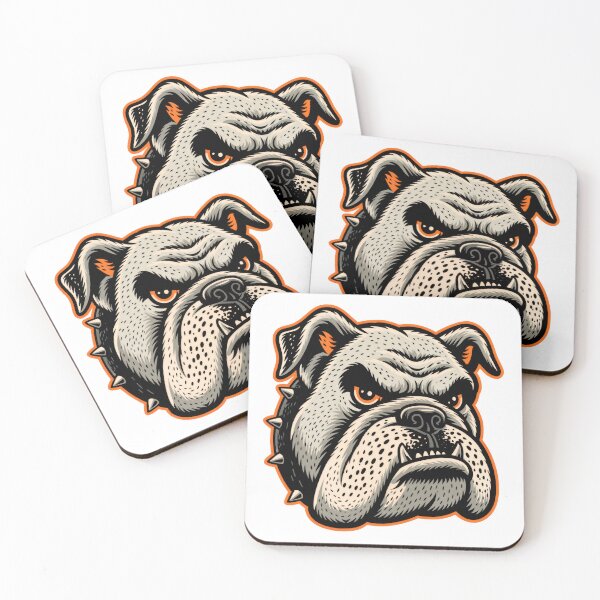 Item preview, Sticker - Decal - Bulldog Fury Emblem designed and sold by ForeverPrintsOK.