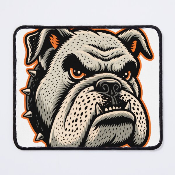 Item preview, Sticker - Decal - Bulldog Fury Emblem designed and sold by ForeverPrintsOK.