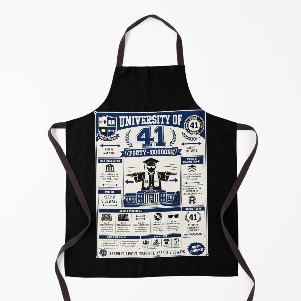 Item preview, 41 (forty-ooooone) SIDEWAYS SOCIETY COLLECTION - COLLEGE University of 41 Major - Sideways Studies v2 designed and sold by WheelieGdArt.