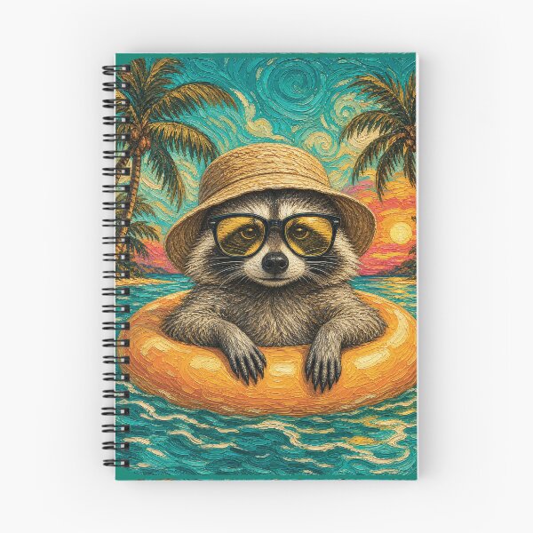 Item preview, Funny Trash Panda Beach Vibes | Tropical Animal designed and sold by merchxwear.
