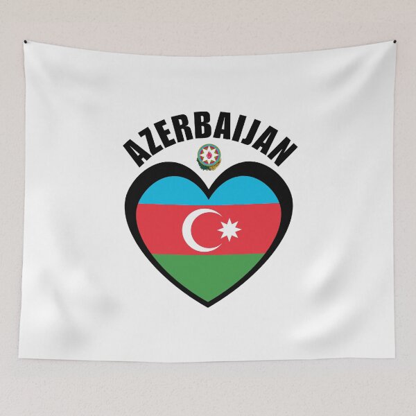 Item preview, Azerbaijan flag designed and sold by Peerless-Prime.