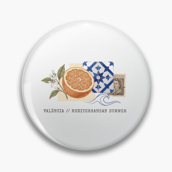 Item preview, València Mediterranean Summer Vintage Collage designed and sold by StoneByTheMoon.