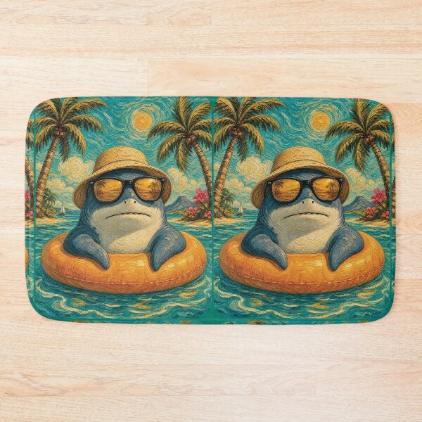 Item preview, Cute Shark in Pool Float | Adorable Summer Vacation Graphic designed and sold by merchxwear.