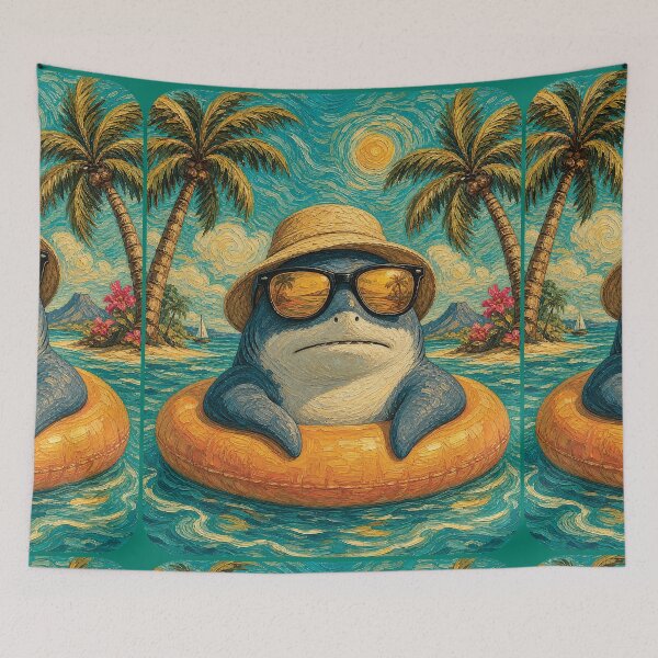 Item preview, Cute Shark in Pool Float | Adorable Summer Vacation Graphic designed and sold by merchxwear.