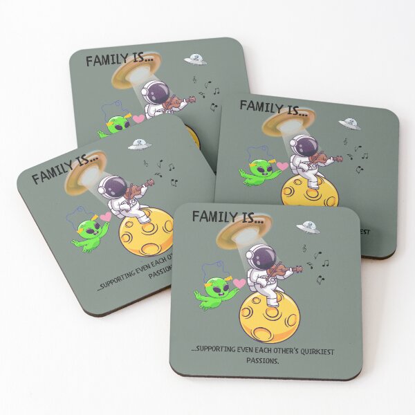 Item preview, Family Is Supporting Each Other's Quirkiest Passions designed and sold by AhmadAnnaPrints.