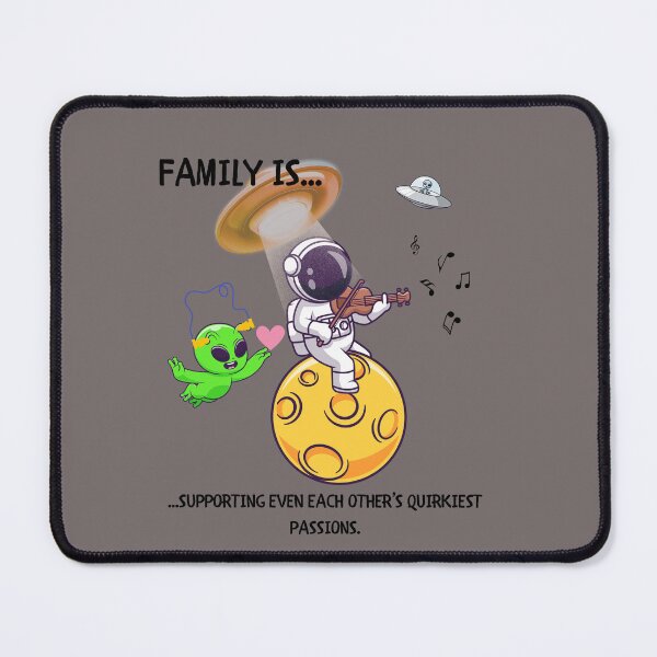 Item preview, Family Is Supporting Each Other's Quirkiest Passions designed and sold by AhmadAnnaPrints.