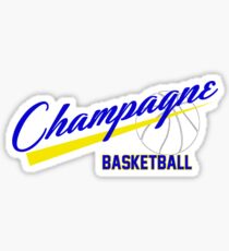 Champagne Basket 1 White Sticker