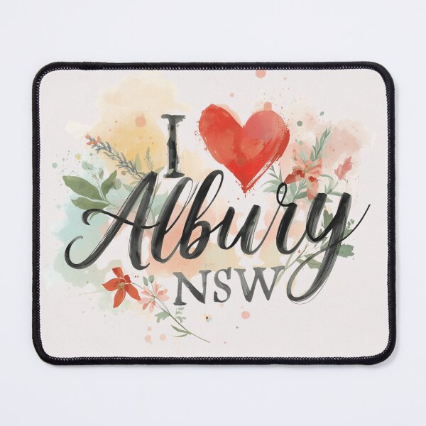 Item preview, I Love Albury NSW Australia designed and sold by PamLeeDesign.