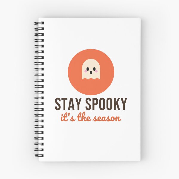 Item preview, Stay Spooky Cute Ghost - Retro Halloween Shirt designed and sold by RankShift.