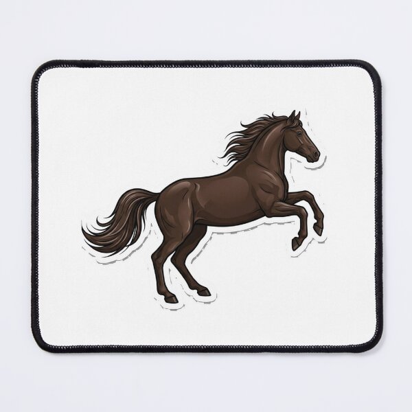 Item preview, Rearing Wild Horse Silhouette designed and sold by ArtBloomDK.