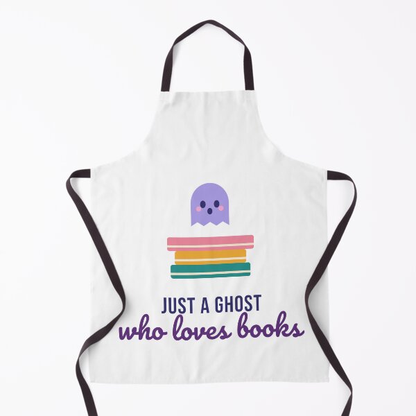 Item preview, Just a Ghost Who Loves Books - Bookish Halloween Shirt designed and sold by RankShift.