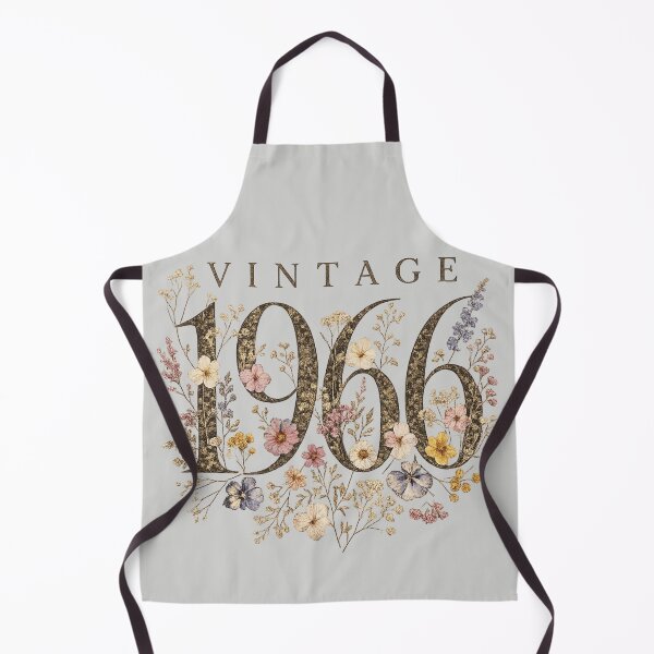 Item preview, Vintage 1966 Pressed Flower 60th Birthday Gift for Women designed and sold by POD DYNASTY | Original Print On Demand T-Shirt Graphics.