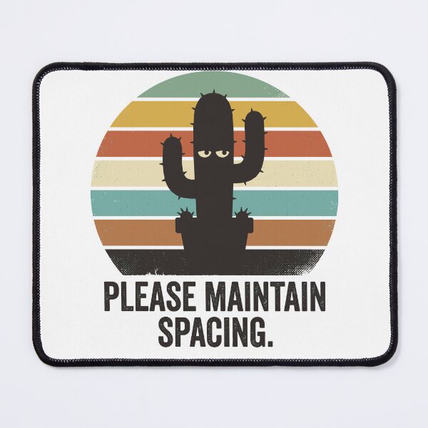 Item preview, Funny Cactus Please Maintain Spacing T-Shirt designed and sold by GlobuddyStore.