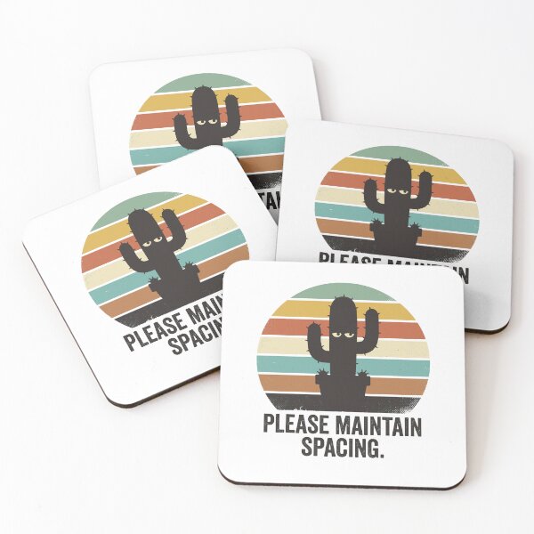 Item preview, Funny Cactus Please Maintain Spacing T-Shirt designed and sold by GlobuddyStore.