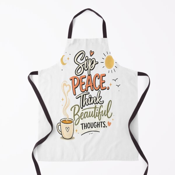 Item preview, Sip Peace Think Beautiful Thoughts Coffee Cup Positive Quote designed and sold by Sneh024.