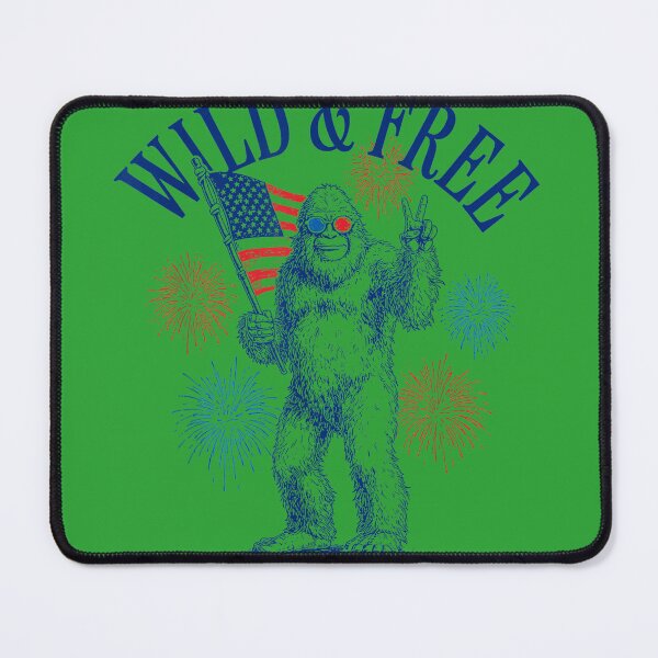 Item preview, Patriotic Bigfoot Wild and Free Since 1776 designed and sold by melodycook.