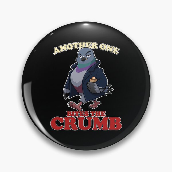 Item preview, Another One Bites the Crumb Funny pigeon gangster designed and sold by Karma Design.