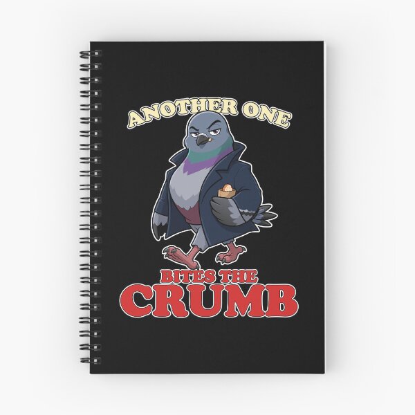 Item preview, Another One Bites the Crumb Funny pigeon gangster designed and sold by Karma Design.