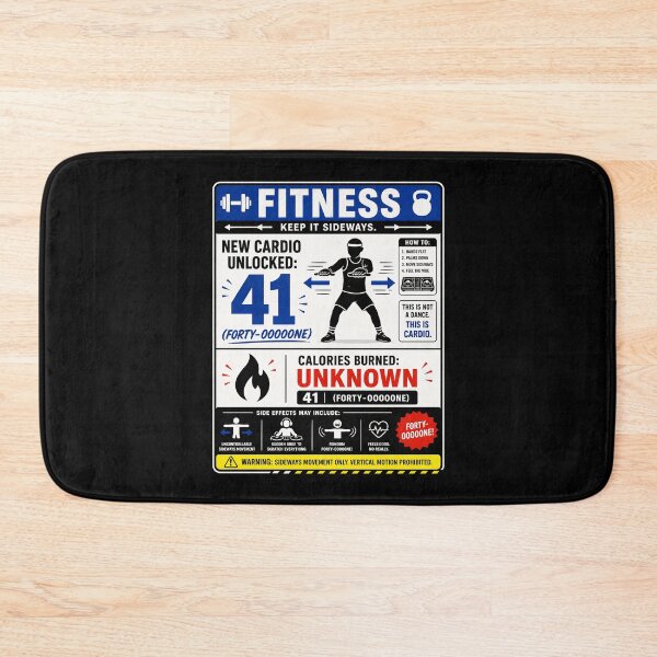 Item preview, 41 (forty-ooooone) SIDEWAYS SOCIETY COLLECTION - FITNESS v0 designed and sold by WheelieGdArt.