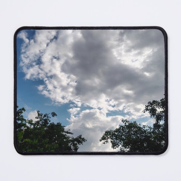 Item preview, Dramatic Storm Clouds Over Green Trees | Nature Sky Photography designed and sold by harshartsz.