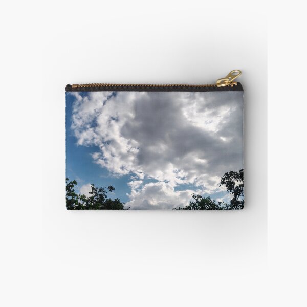 Item preview, Dramatic Storm Clouds Over Green Trees | Nature Sky Photography designed and sold by harshartsz.