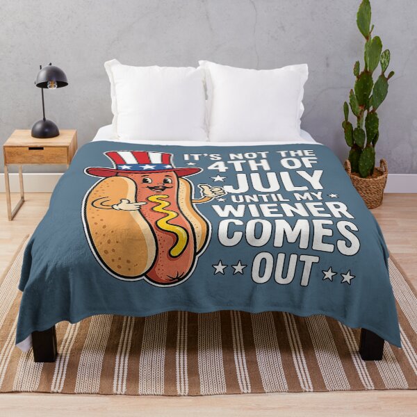 Item preview, Not 4th of July Until My Wiener Come Out Hotdog 4th of July designed and sold by miuukiuu.