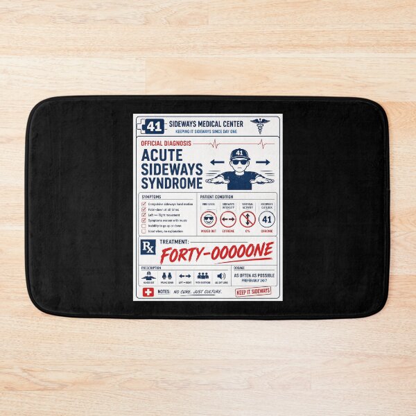 Item preview, 41 (forty-ooooone) SIDEWAYS SOCIETY COLLECTION - MEDICAL - chart designed and sold by WheelieGdArt.