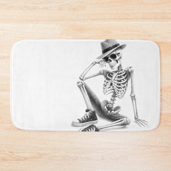 Item preview, Cool Halftone Skeleton Fedora Sunglasses Sneakers designed and sold by xMErCUrY03x.