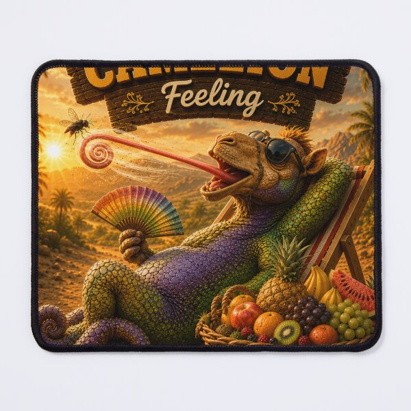 Item preview, Camelion – Camel Chameleon relaxing in a deck chair, a hybrid creature designed and sold by JBXDesigner.