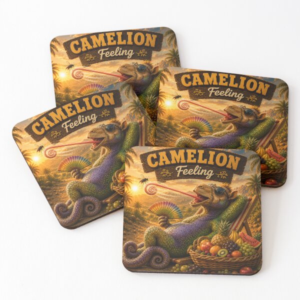 Item preview, Camelion – Camel Chameleon relaxing in a deck chair, a hybrid creature designed and sold by JBXDesigner.